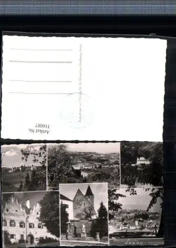 316087,Vorau Totale Stift Kirche Gemeindehaus Denkmal Mehrbildkarte