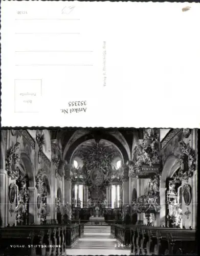 352355,Vorau Stiftskirche Kirche Innenansicht Kanzel