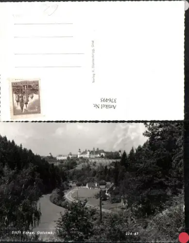 376495,Blick zum Stift Vorau