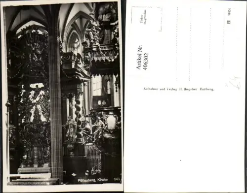 406302,Pöllauberg b. Pöllau Kirche Innenansicht Kanzel