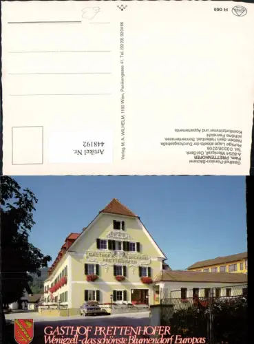 448192,Wenigzell Gasthof Pension Bäckerei Prettenhofer