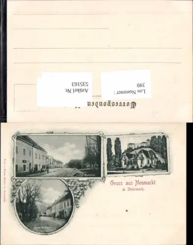 535163,Gruss aus Neumarkt Villa Schwetter 1899