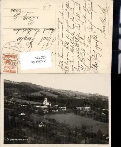 537435,Foto-AK Stubenberg Totale 1925 pub Foto-Stefsky