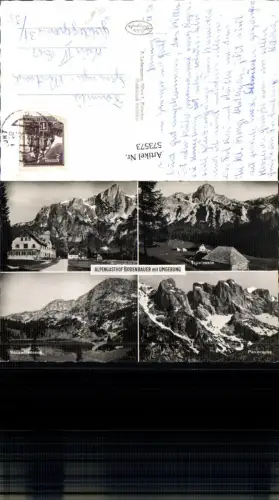 573573,Alpengasthof Bodenbauer Sachwiesensee Trawiesalm Panorama bei St. Ilgen