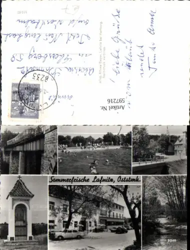 597216,Lafnitz Freibad Brücke Kapelle Fürstenfeld