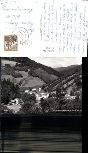 611838,Foto Ak Waldbach Waldbach-Mönichwald Totale