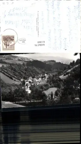 611840,Foto Ak Waldbach Waldbach-Mönichwald Totale