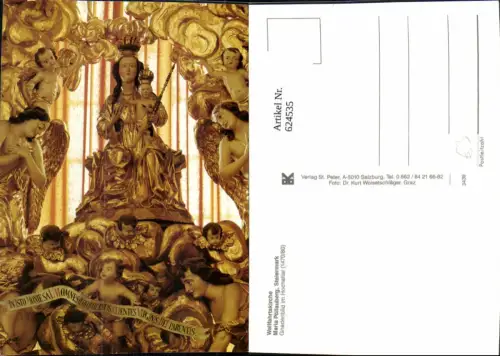 624535,Wallfahrtskirche Maria Pöllauberg Gnadenbild i. Hochaltar