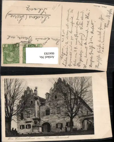 664193,Vorau Gemeindehaus 1913
