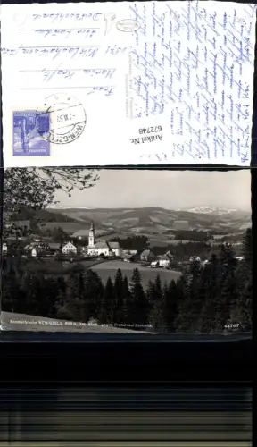 672748,Foto Ak Wenigzell geg. Pretul Stuhleck