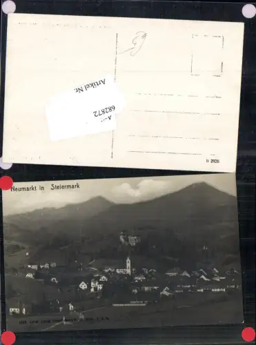 682872 Foto-AK Neumarkt in der Steiermark 1923