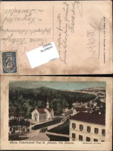 700662 Maria Fieberbründl St. Johann Kaibing Feistritztal gel Loipersdorf Fürstenfeld