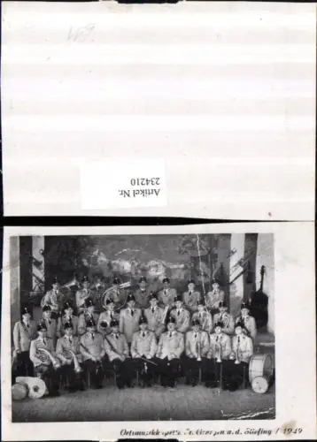 234210,St. Georgen an d. Stiefing Ortsmusikkapelle 1949