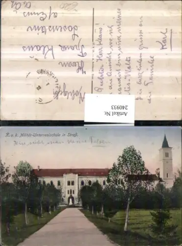 240933,K. u. K. Militär-Unterrealschule in Straß in Steiermark
