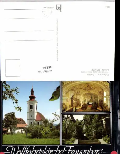 485597,Leibnitz Wallfahrtskirche Kirche Frauenberg Mehrbildkarte