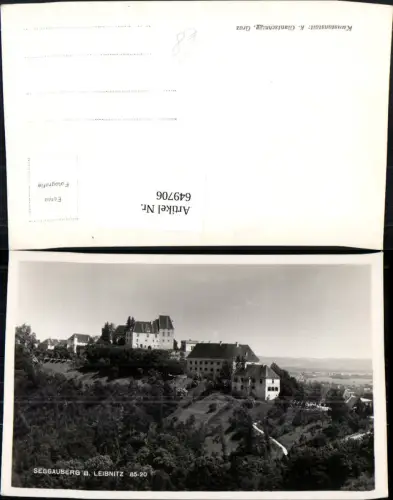 649706,Foto Ak Seggauberg b. Leibnitz
