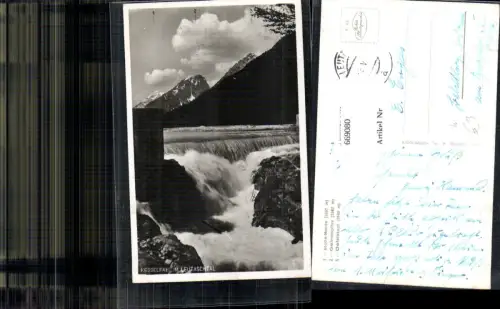 669080,Foto Ak Leutschach Kesselfall i. Leutaschtal