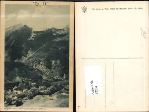 67204,Hieflau a.d. Enns mit Tamischbachturm