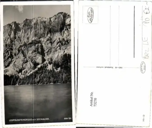 73270,Leopoldsteinersee b. Eisenerz Seemauer
