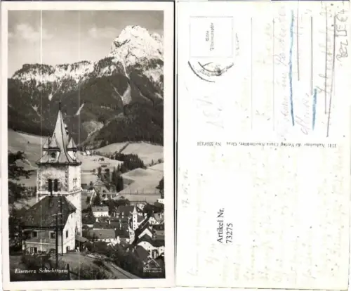 73275,Eisenerz Partie am Schichtturm 1941