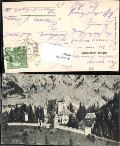 90963,Foto AK Schloss Leopoldstein bei Eisenerz