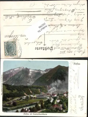102596,Hieflau m. Tambischbachthurm 1900