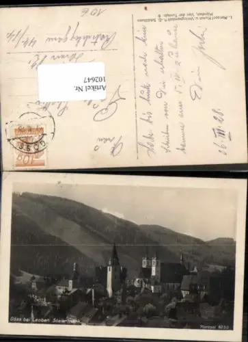 102647,Göss bei Leoben Totale 1925