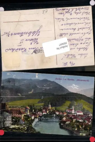 105697,Leoben von Norden 1917