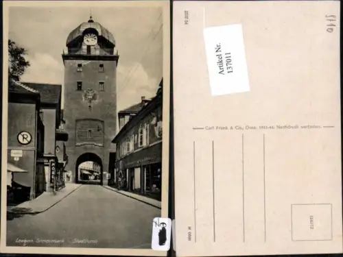 137011,Leoben Stadtturm 1943