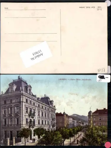 137015,Leoben Kaiser Franz Josef Strasse 1911