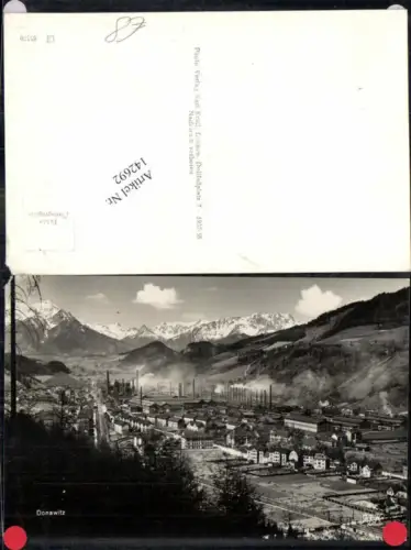 142692,Donawitz bei Leoben fabrik 1937 Göss