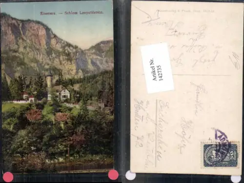 142735,Eisenerz Schloss Leopoldstein 1917