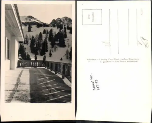 147752,Verlag Fritz Fürst Leoben Verlagsrohabzug Seltene AK