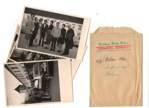 160320, 4 Privat FotoAK Fritz Fürst + Familie Seckau Ausflug Oldtimer + Umschlag