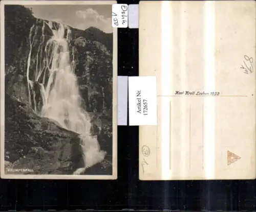 172657,Krumpenfall b. Trofaiach Wasserfall pub Karl Krall