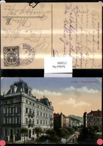 172689,Leoben Franz Josefstraße Straßenansicht