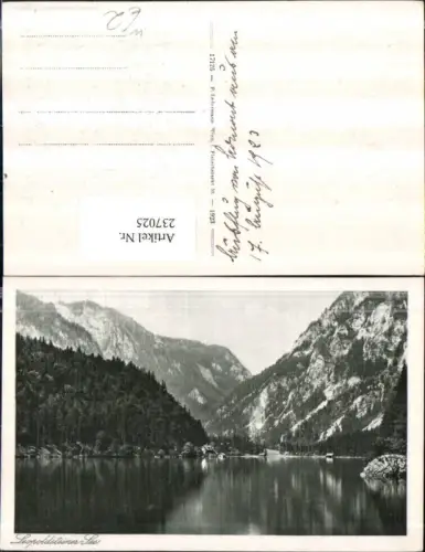 237025,Leopoldsteiner-See b. Eisenerz Bergkulisse