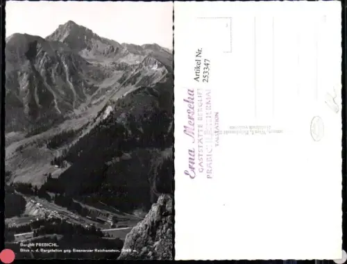 253347,Berglift Prebichl Präbichl Blick von d. Bergstation geg. Eisenerzer Reichenstein
