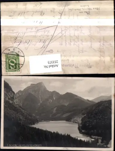 253373,Eisenerz Leopoldsteinersee See Bergkulisse pub Max Mayer 113
