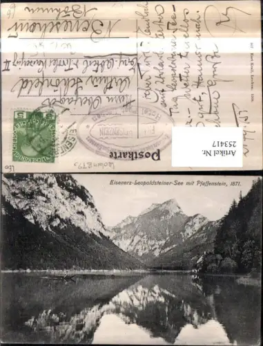 253417,Eisenerz Leopoldsteiner-See m. Pfaffenstein Bergkulisse