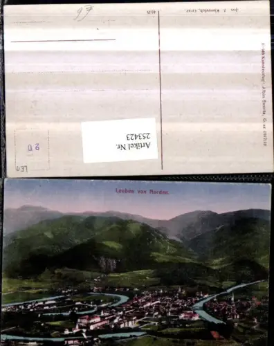 253423,Leoben Totale von Norden