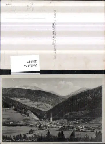 261817,Kallwang Kalwang Totale Bergkulisse