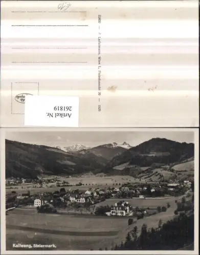 261819,Kallwang Kalwang Totale Bergkulisse