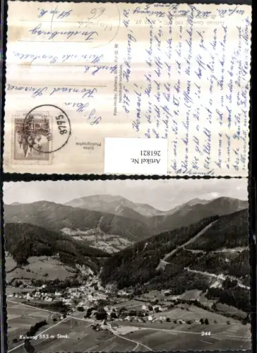 261821,Kalwang Totale Bergkulisse Fliegeraufnahme