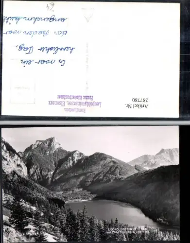 287780,Leopoldsteinersee See m. Pfaffenstein Bergkulisse b. Eisenerz