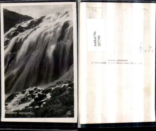 287790,Krumpen b. Trofaiach Wasserfall pub Max Mayer 582