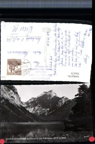 316175,Leopoldsteinersee See b. Eisenerz m. Pfaffenstein Bergkulisse
