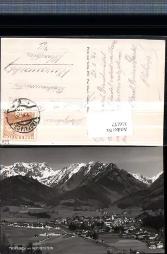 316177,Trofaiach Totale m. Reichenstein Bergkulisse pub Max Mayer 376