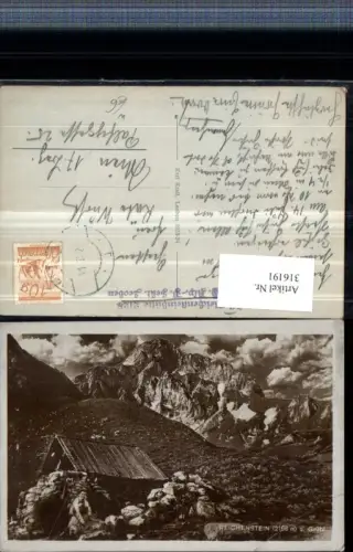 316191,Reichenstein u. Grübl b. Eisenerz Almhütte Bergkulisse