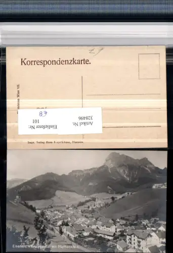 328496,Eisenerz Totale vom Krumpental m. Pfaffenstein Bergkulisse